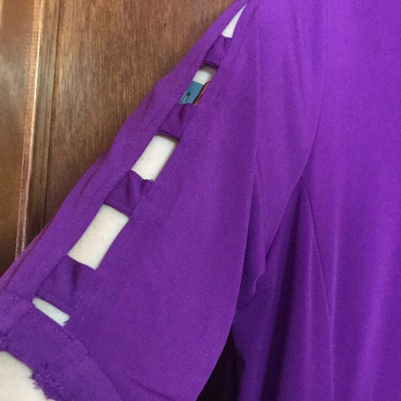 Susan Graver Purple Dress - Picture 5 of 6